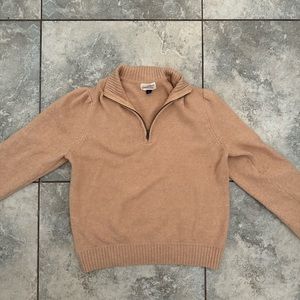 medium half zip grandpa sweater